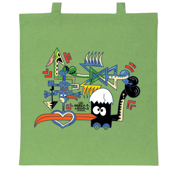 Totebag - Calimero on Wheels - Image 3
