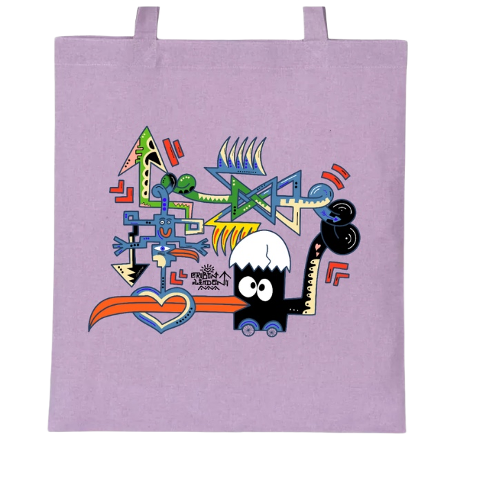 Totebag - Calimero on Wheels - Image 2