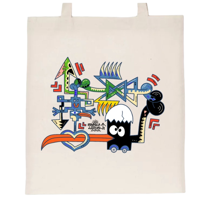Totebag - Calimero on Wheels